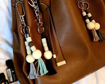 Essential Oil Key Chain/ Bag Charm