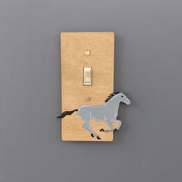 Horse Light Switch Cover - Etsy