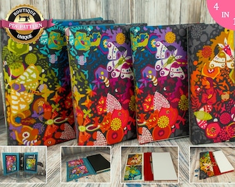 Planner Cover Sewing Pattern Bundle PDF, A5 A4 Journal Folder