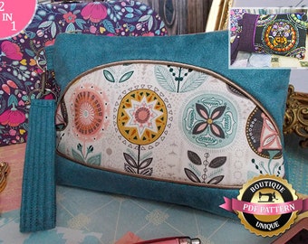 Lucy and Amy Wristlet Duo Digital PDF Sewing Pattern