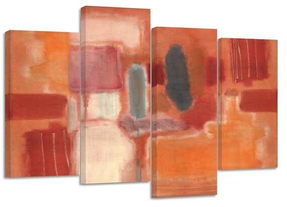 Mark Rothko/abstract Expressionism /set of 4 Canvas Split | Etsy