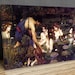 John William Waterhouse, Hylas et les nymphes, décor à la maison, impression sur toile encadrée