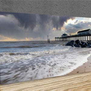 Southwold ,England , United Kingdom panoramic, wall art, mounted canvas print ready to hang