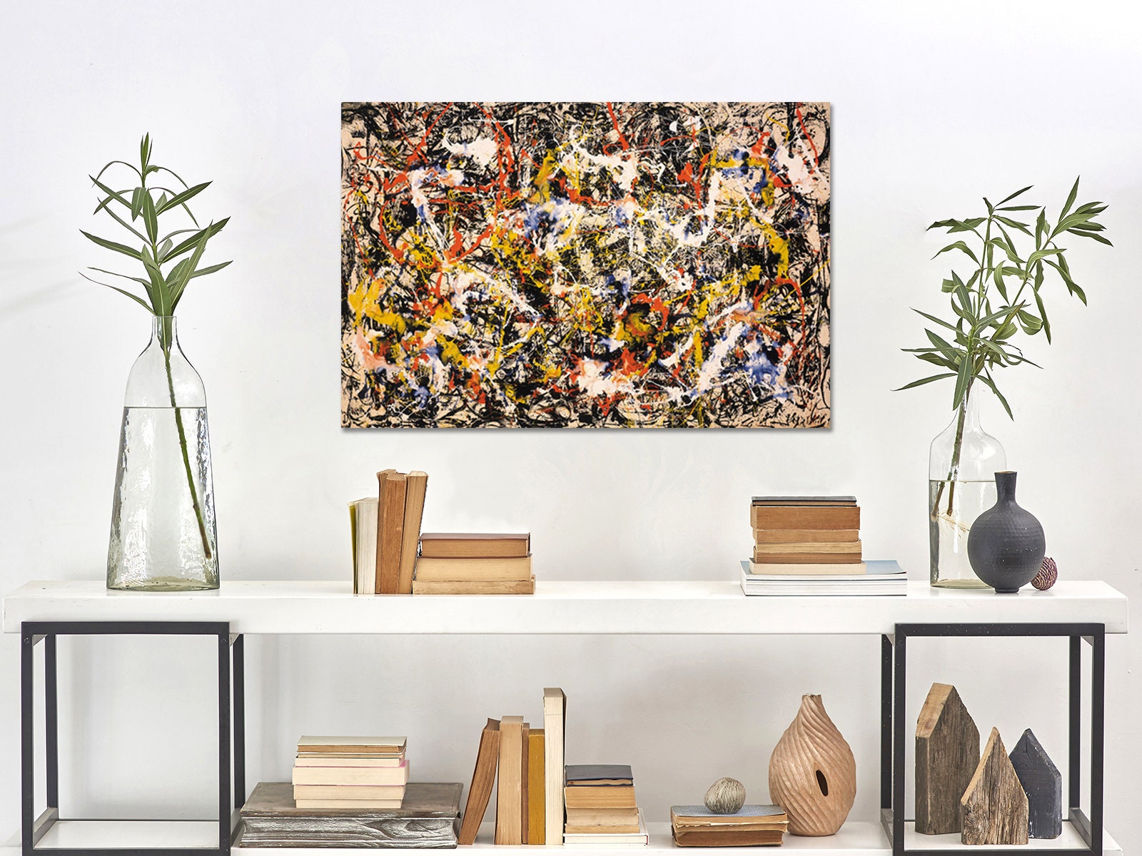 Jackson Pollock Convergence abstract expressionism Single Jackson Pollock Convergence abstract expressionism Single
