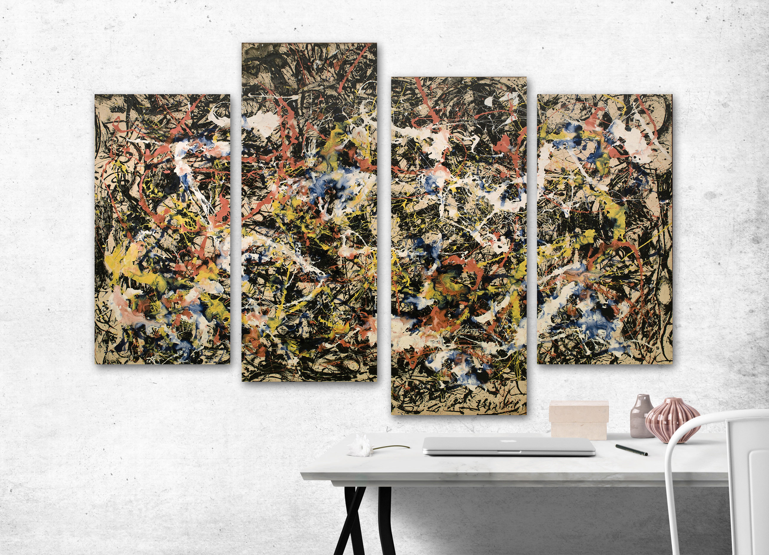 Jackson Pollock Convergence abstract expressionism Single Jackson Pollock Convergence abstract expressionism Single
