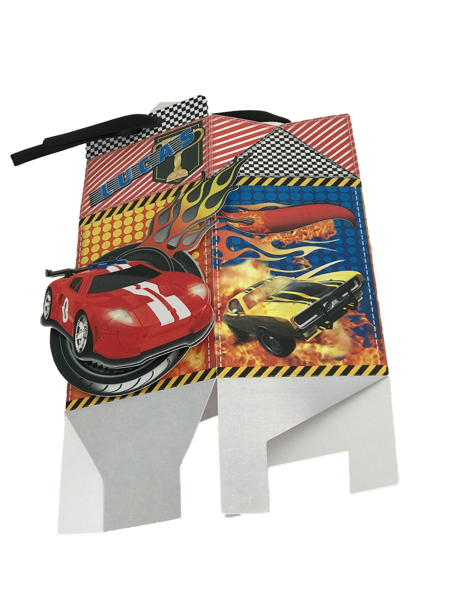 Hot Wheels Party Favor Box HOW001 Personalized Candy Box Etsy