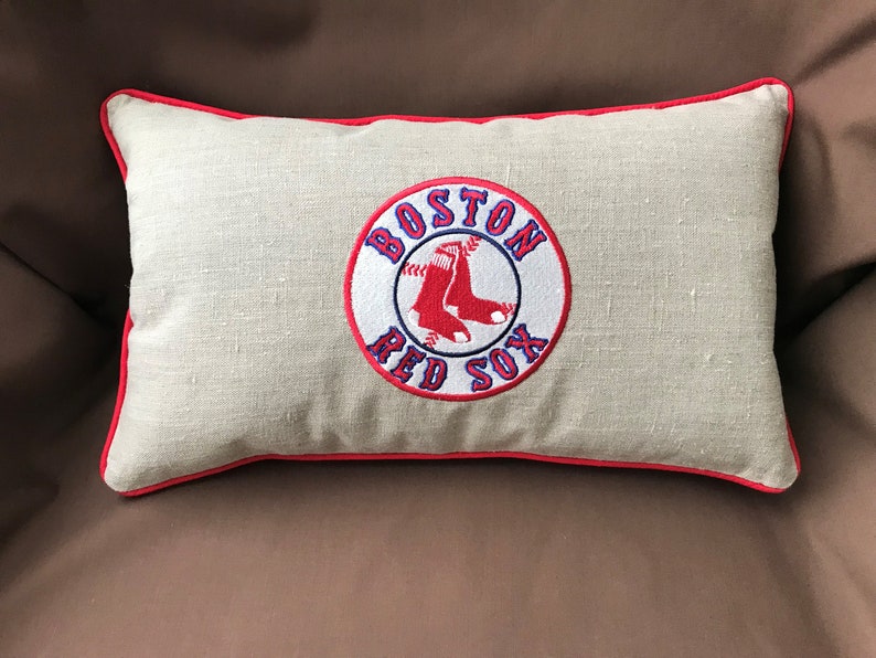Boston Red Sox Pillow Etsy