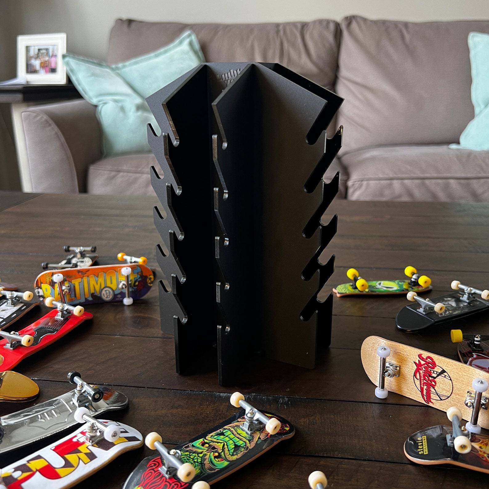 Bay Finger Racks Laser Cut Fingerboard Rack for Tech Deck and Professional Fingerboards ...