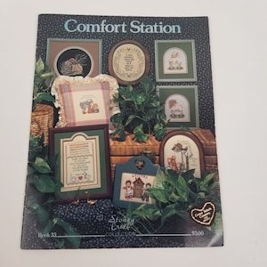 Comfort Station Stoney Creek Collection 1986 Cross Stitch Country Book #33