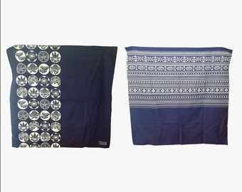 2 Japanse Furoshiki-stofstukken Eco-vriendelijke herbruikbare cadeauverpakkingsstof