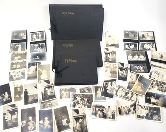 1920s Photographs Family Kids Group of Women Photos Black & White Photo Ephemera