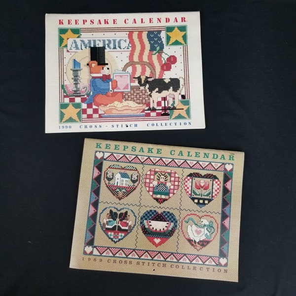 Keepsake Cross Stitch Calendar Etsy