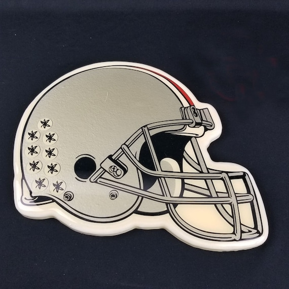 Ohio State University Buckeyes College Football Player Helmet Game Room Decor