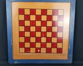 Chinese Checkers Chess Marble 24 quot Square Wooden Top Playing Surface