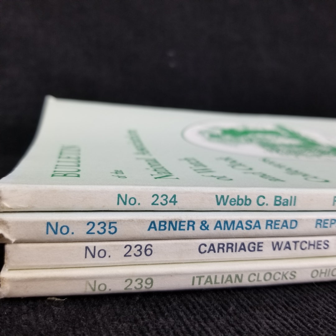 4 National Association Watch Clock Collectors Bulletins 1985 Etsy