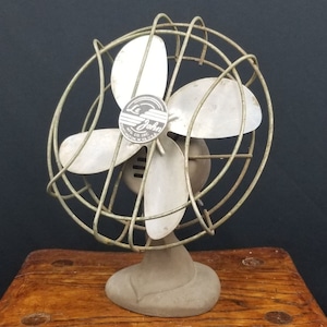 8 1/2&quot; Le John 18975 A3 Table Top Metal Fan Project Piece No Wiring Small Fan