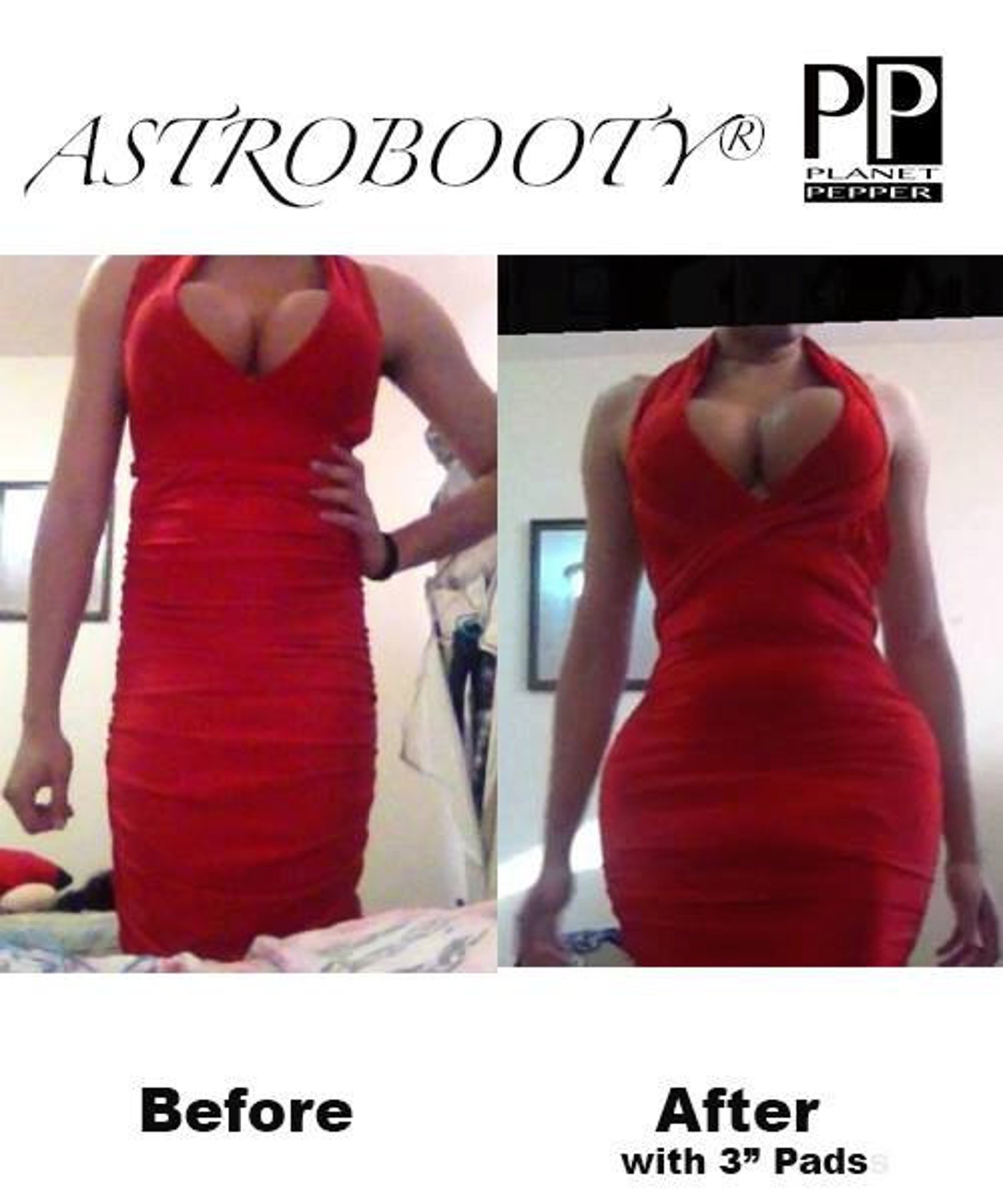 3 inch Astrobooty Drag Queen hip pads with shorts Etsy