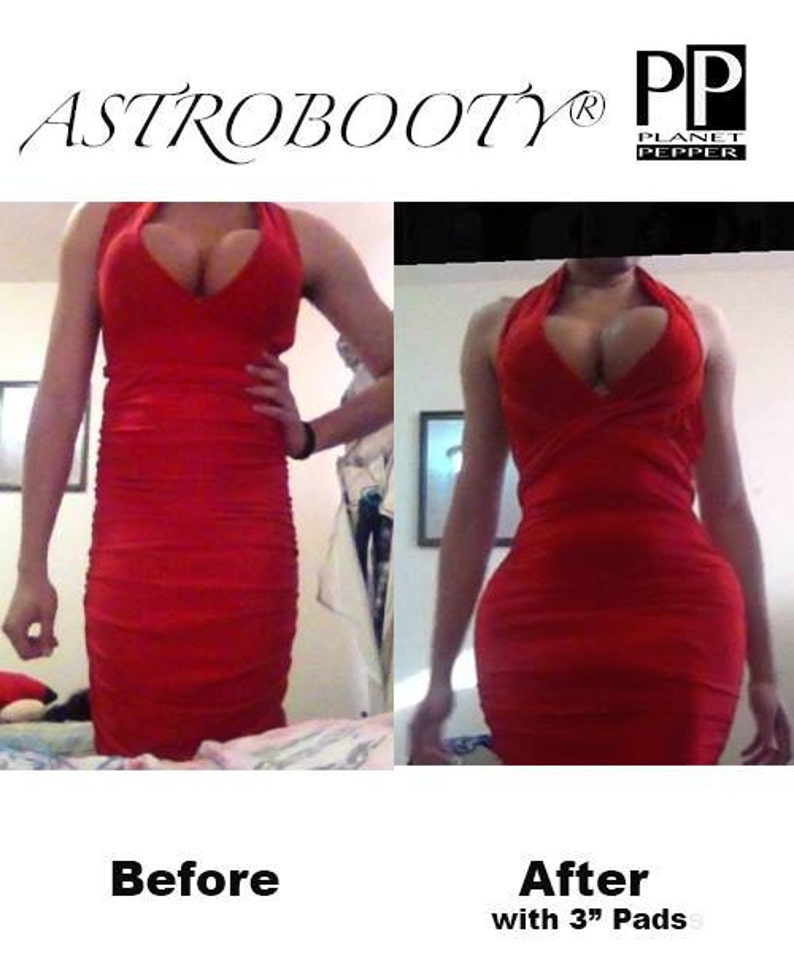 3 inch Astrobooty Drag Queen hip pads with shorts Etsy