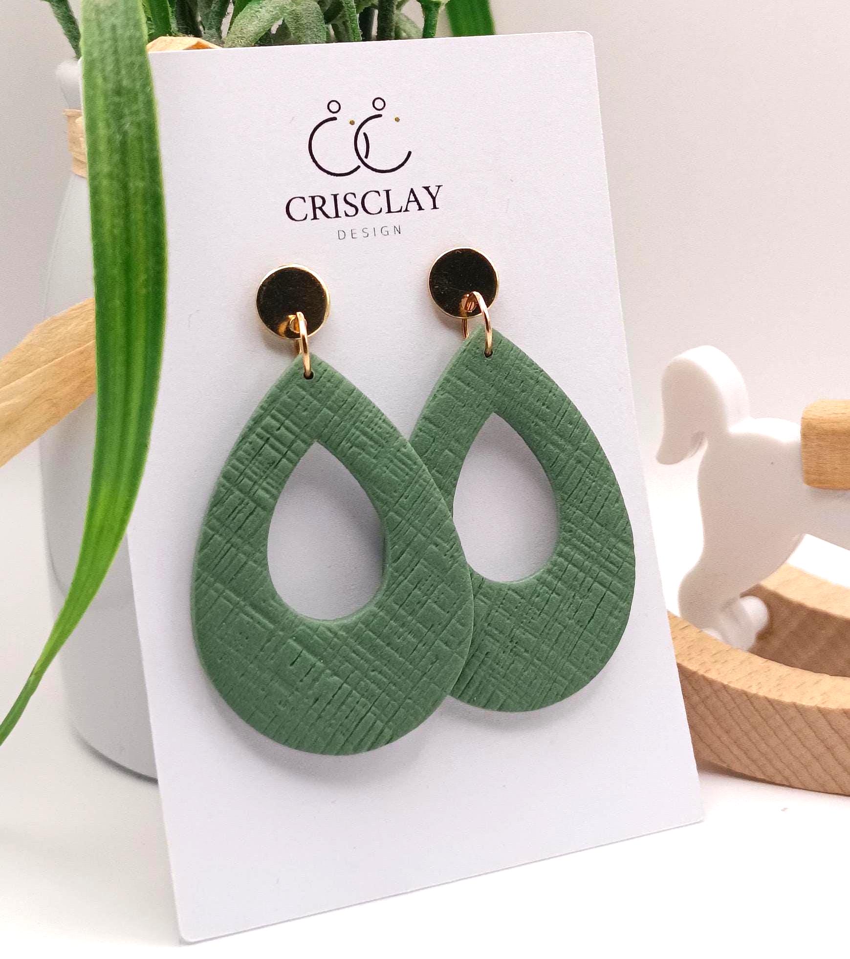 Orecchini di lusso verde smeraldo | Acquisti Online su