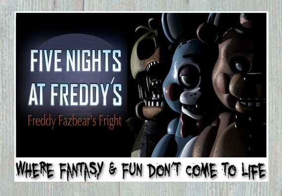 Animated 3 Foot Five Nights Freddy Decoration 