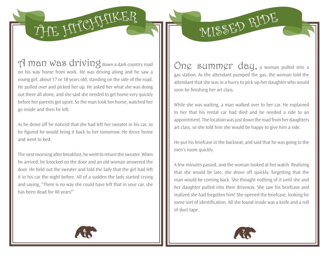 Campfire Story Book Perfect for All Ages Digital Printable Etsy