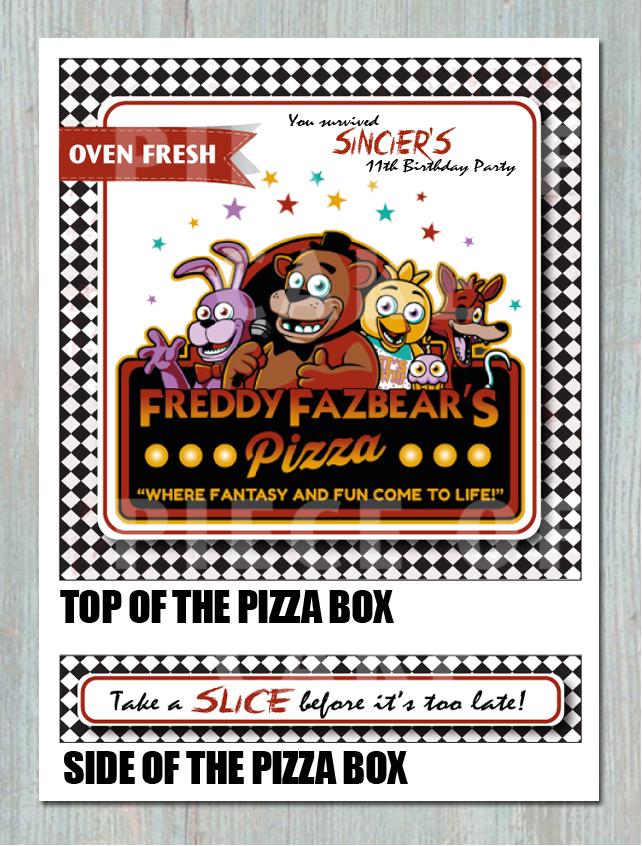 FNAF　コラボカフェ　ピザ　空箱　Pizza Empty Box ＋Bonus FNAF コラボカフェ ピザ 空箱 Pizza Empty Box ＋Bonus - メルカリ