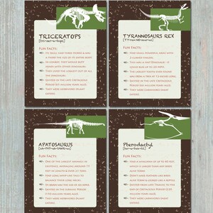 Dinosaur Dig Birthday Party Printables Set - INCLUDES CUSTOMIZED ...