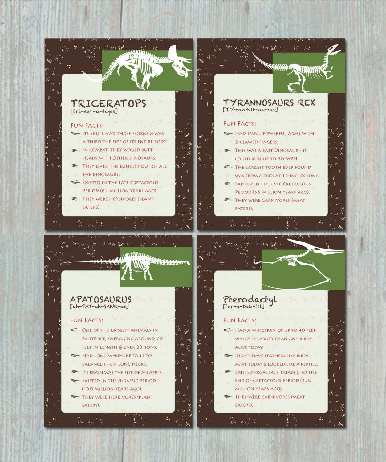 Dinosaur Dig Birthday Party Printables Set INCLUDES | Etsy