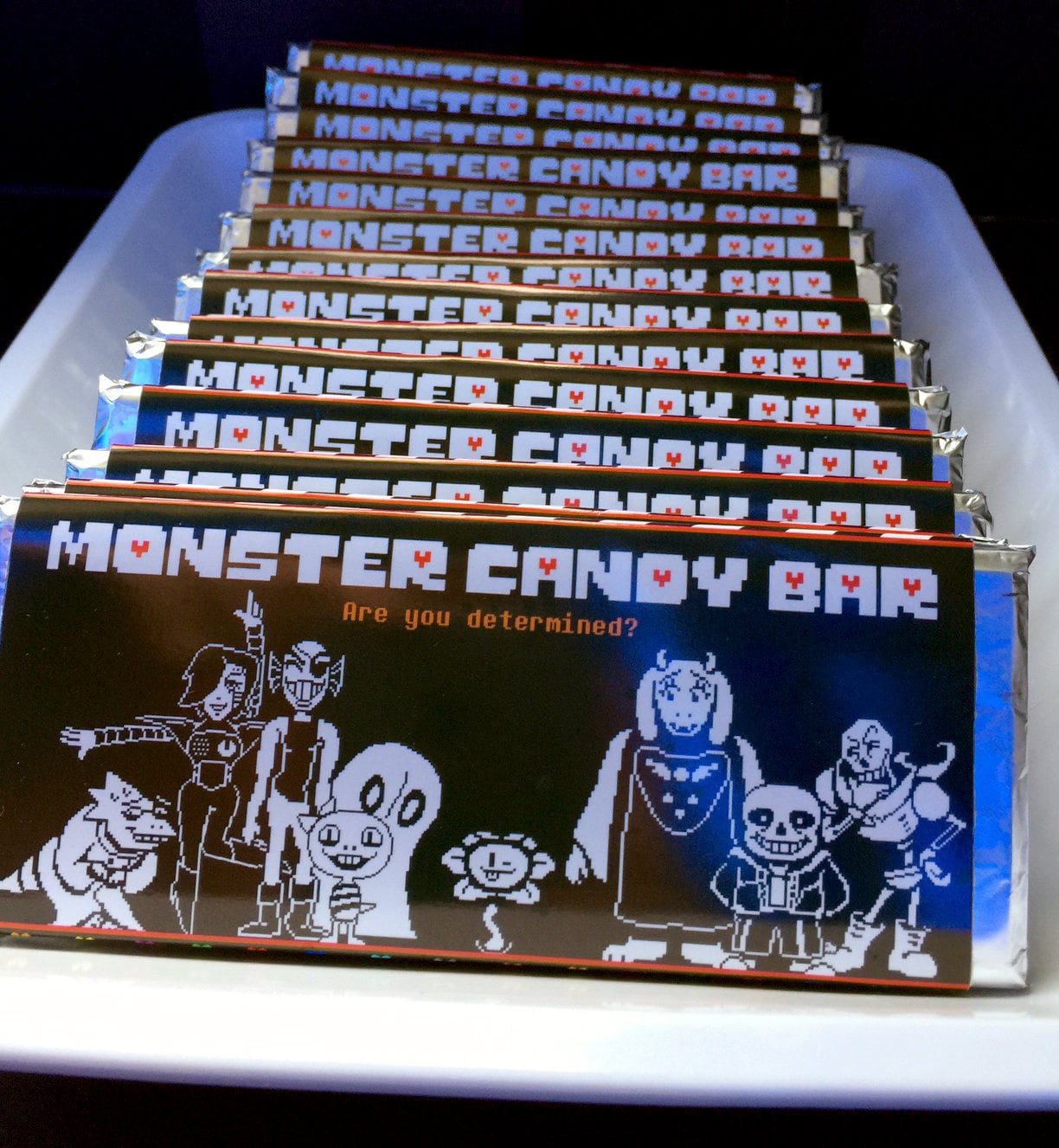 Undertale monster Candy Bar Wrapper Birthday Etsy