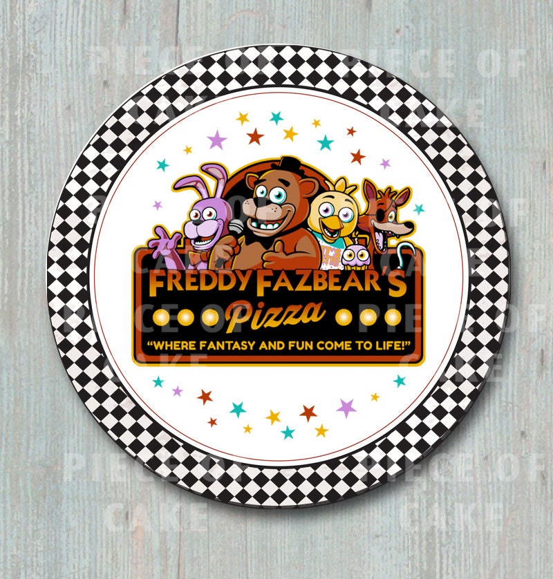 Five Nights at Freddys - Freddy Fazbears Pizza 225-B009 Cake Topper