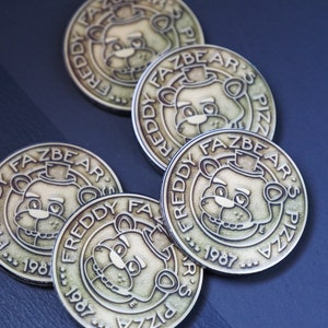 Five Night's At Freddy's Game Token Printable
