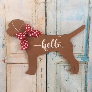 Border Terrier, Border Terrier Dog, Border Terrier Door Decor, Border Terrier  Christmas Gift, Dog Door Hanger, Dog Gift, Terrier Hanger
