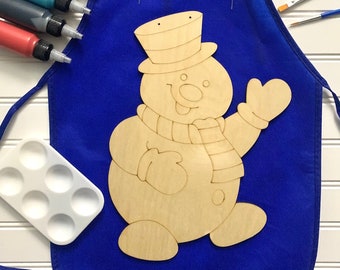 Snowman Kid's DIY Paint Kit, Christmas Kid Paint Kit,  Kids DIY Kit, Kids Paint Kits, Christmas Gifts, Paint Kits, Kids Craft Kits, DIY Kits