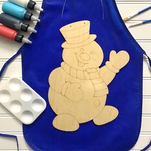 Snowman Kid&#39;s DIY Paint Kit, Christmas Kid Paint Kit,  Kids DIY Kit, Kids Paint Kits, Christmas Gifts, Paint Kits, Kids Craft Kits, DIY Kits