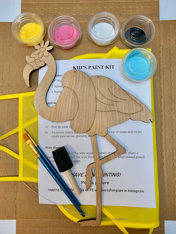 FLAMINGO - Kids Paint Kit
