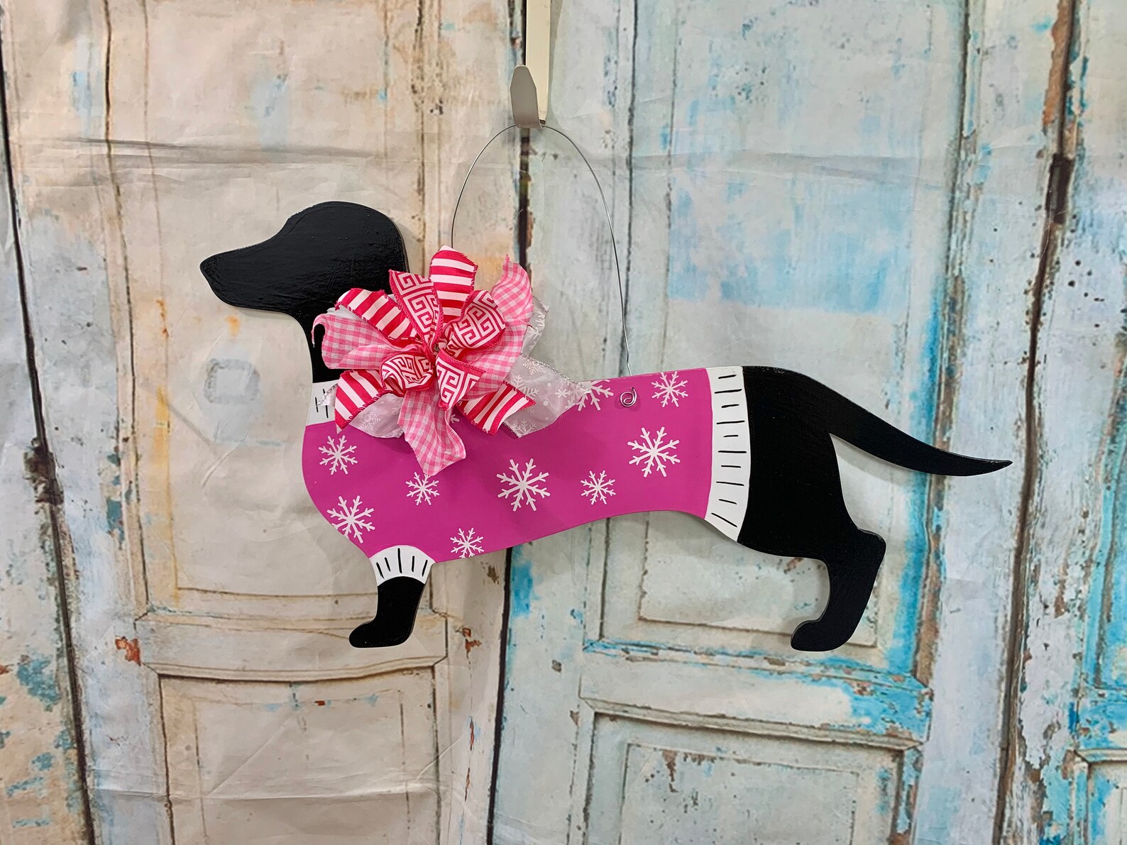 Dachshund Door Hanger Dog Door Hanger Dog Door Decoration Etsy