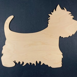 BLANK West Highland Terrier, West Highland Terrier Door Hanger, West Highland Terrier Gift, West Highland Terrier Decor, Blank Door Hanger