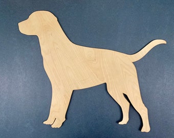 Labrador,  Blank Unfinished Wood, Blank Door Hanger