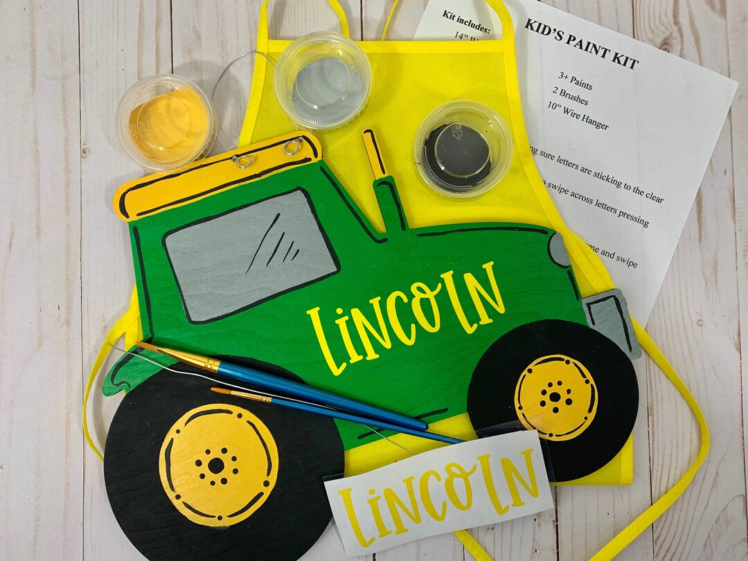 Tractor Paint Kits, Kids DIY Kits, Kids Paint Kits, Paint Kits for Kids