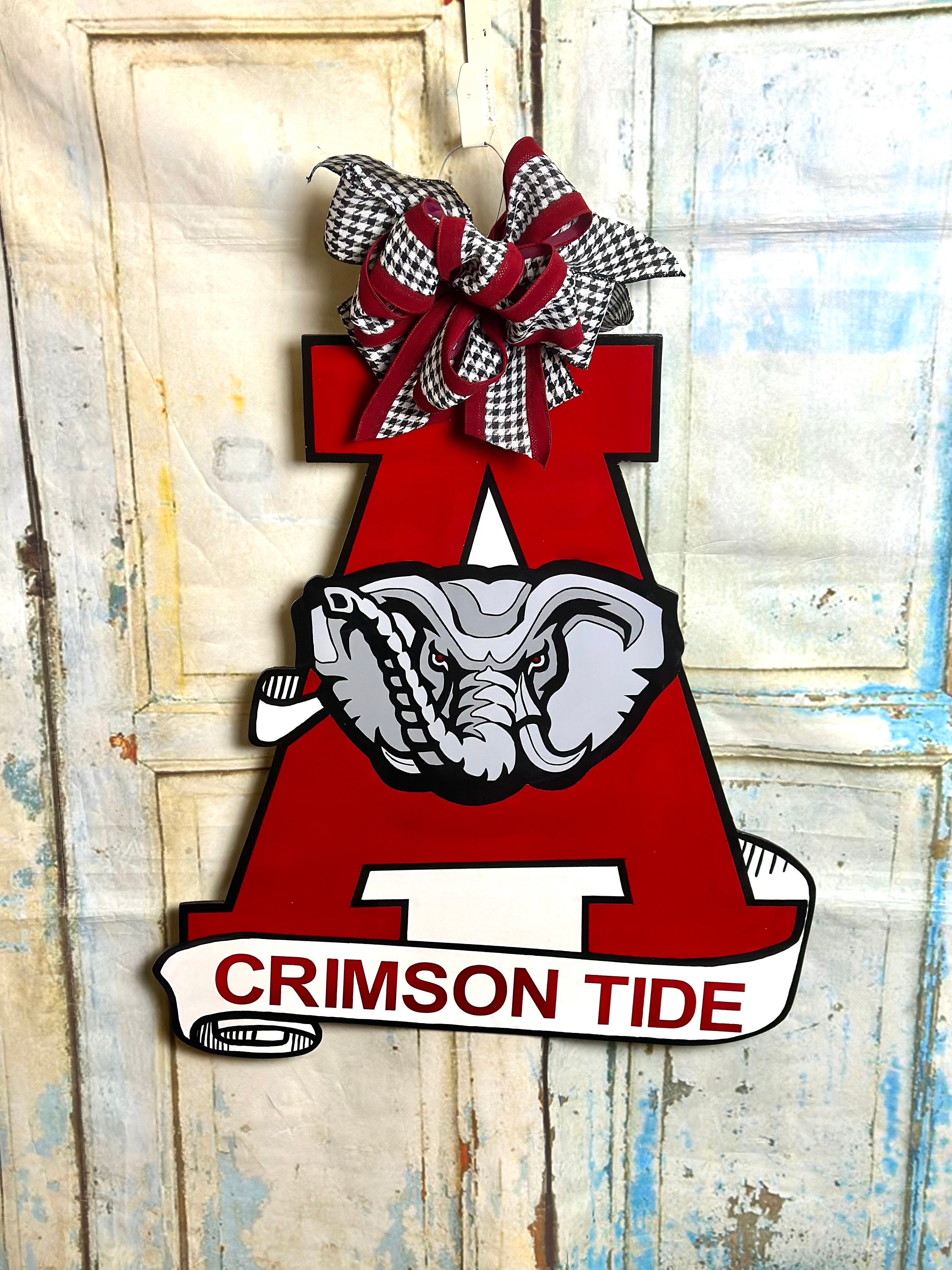 Alabama Crimson Tide Children's Natural Wooden Hangers