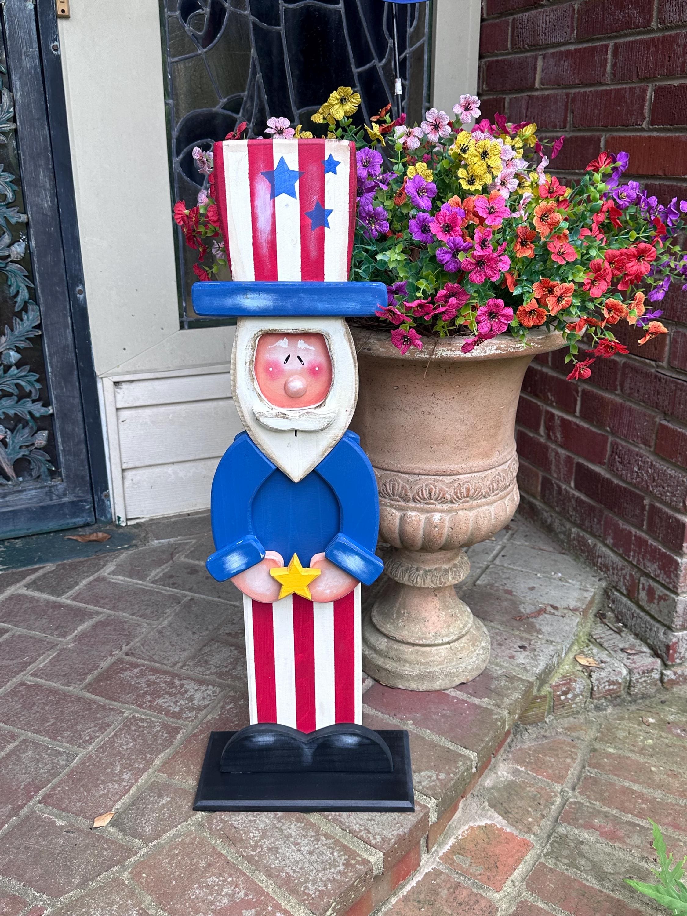 Uncle Sam Porch Sitter - Etsy
