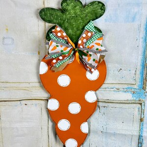 Easter Wreath, Easter Door Hanger, Easter Decor, Carrot Door Hanger, Easter Wreaths, Bunny Rabbit Door Hanger, Easter, Easter door decor