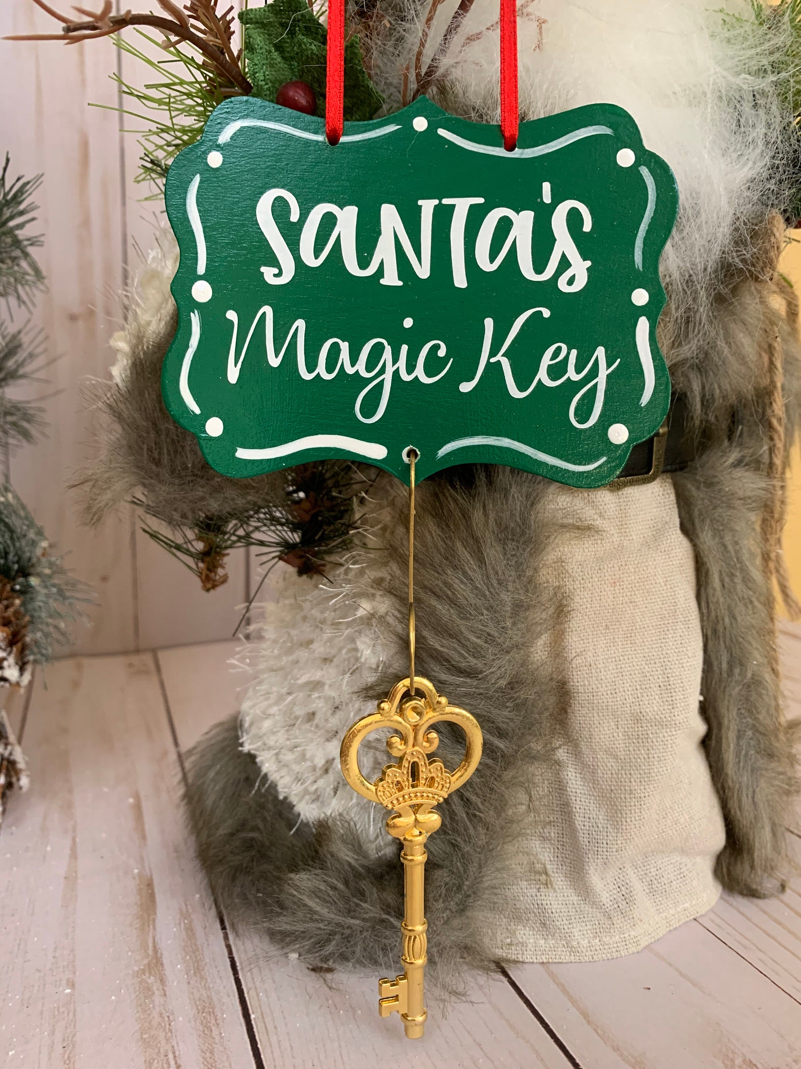 Santa s Magic Key Key Of Santa Magic Key Santa Key Etsy