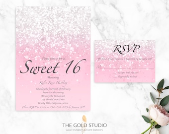 sweet 16 invitation etsy