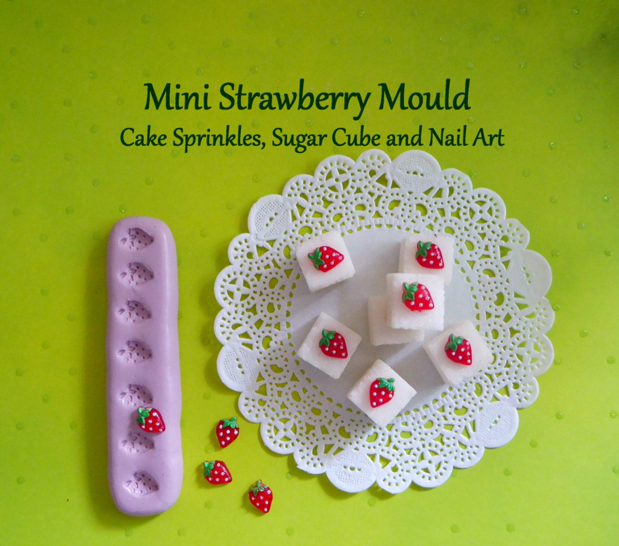 Mini Strawberry Silicone Mold