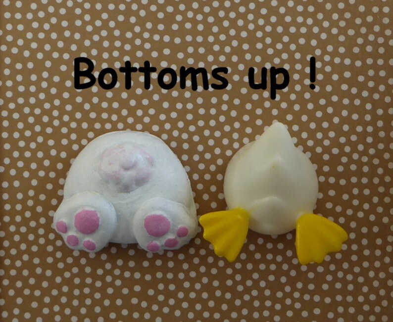 Bunny Duck Silicone Mold Fondant Chocolate Candy Clay Craft Rabbit Easter Cupcake Topper Sugar Cake Decorations