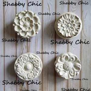 Silicone Mold DIY Crafts Chocolate Candy Cake Topper Decorations Fondant Polymer Clay Resin Soap Rosette Knob