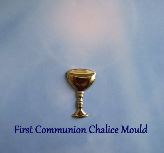 Chocolate Fondant First Communion Chalice Silicone Mold for Cake Decorating