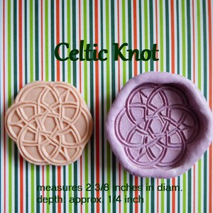Celtic Knot Silicone Mold DIY crafts Chocolate Candy Cake Tool Cupcake Topper Decorations Applique Fondant Polymer Clay St Patrick