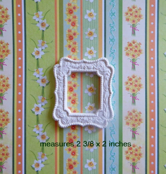 Picture Frame Silicone Mold Fondant Chocolate Candy Diy Cupcake Picture Frame Silicone Mold Fondant Chocolate Candy Diy Cupcake Topper Sugar Cake Decorations Polymer Clay Craft Embossed Embellishment